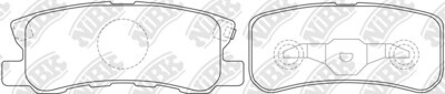 D868 NEW YORK  BRAKE PADS FRONT