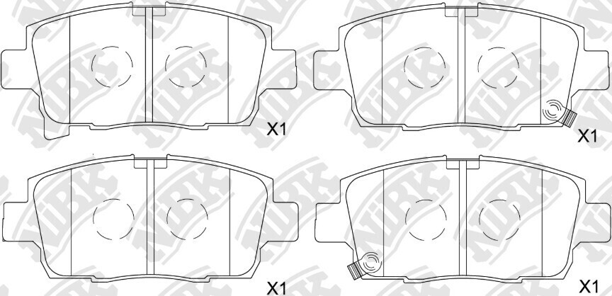 D2183M SUPER GRIP  BRAKE PADS FRONT