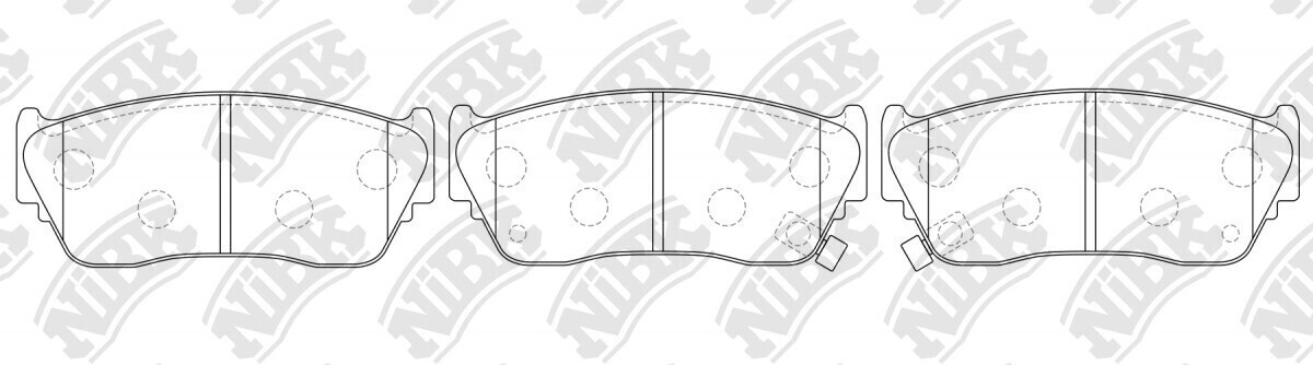 D510 CFB  BRAKE PADS FRONT