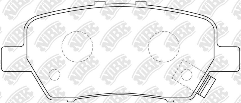 D5137 FIRELOCK  BRAKE PADS REAR