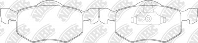D843 CAC  BRAKE PADS FRONT