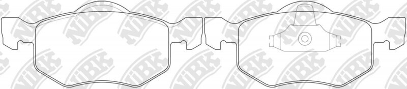 D843 CAC  BRAKE PADS FRONT