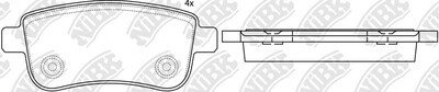 D1820 HUARUIFENG  BRAKE PADS REAR