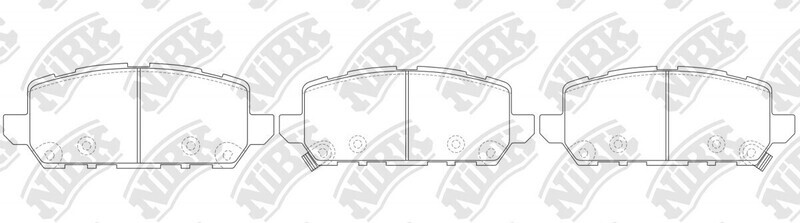 D1841 HUARUIFENG  BRAKE PADS REAR