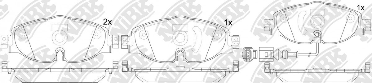 D1760 XI  BRAKE PADS FRONT