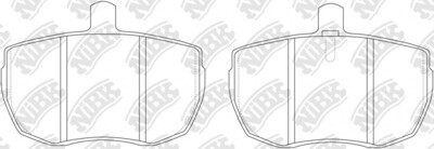 D519 NEW TEK  BRAKE PADS FRONT