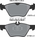 D740 MASUMA  BRAKE PADS FRONT