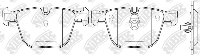 D919 CARDIFF  BRAKE PADS REAR