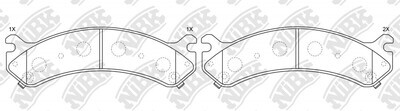 D909 XL BRAKE  BRAKE PADS FRONT
