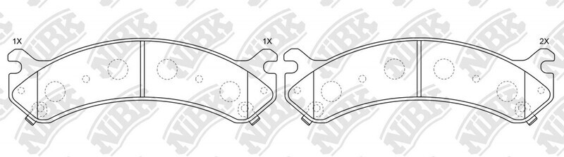 D909 XL BRAKE  BRAKE PADS FRONT