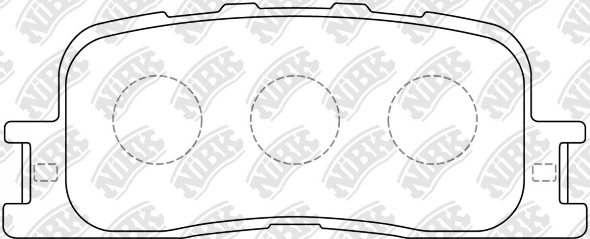 D885 BROAKE  BRAKE PADS REAR