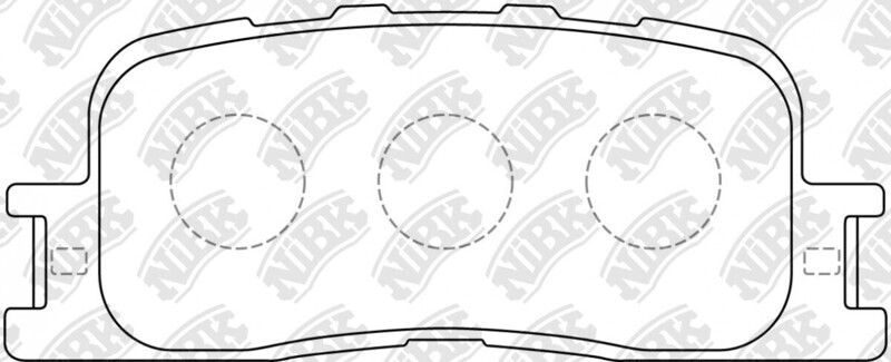 D885 BROAKE  BRAKE PADS REAR