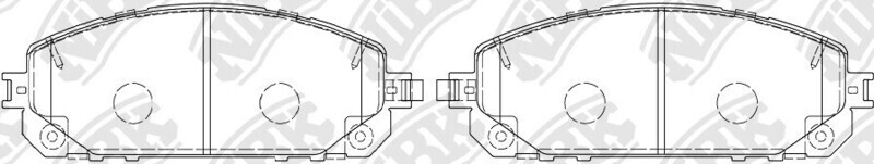 D1709 KEVLAR  BRAKE PADS FRONT