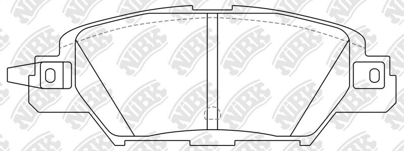 D1846 ZONGHENG  BRAKE PADS REAR