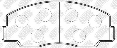 D2019 SUPER AUTO  BRAKE PADS FRONT