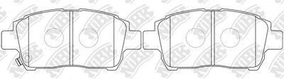 D822 HADHAM  BRAKE PADS FRONT