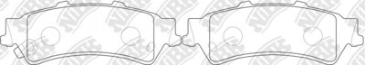 D792 AUTO XTRA  BRAKE PADS REAR