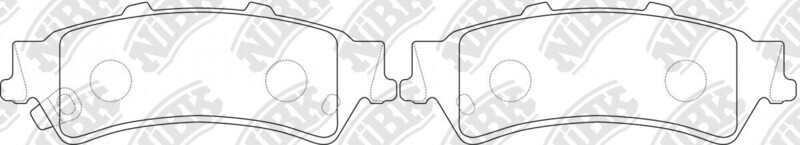 D792 AUTO XTRA  BRAKE PADS REAR
