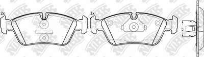 D781 FRAS-ME BRAKE PADS FRONT