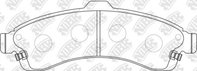 D882 NAKAMOTO  BRAKE PADS FRONT