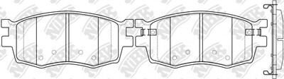 SP1186 NAQIN BRAKE PADS FRONT
