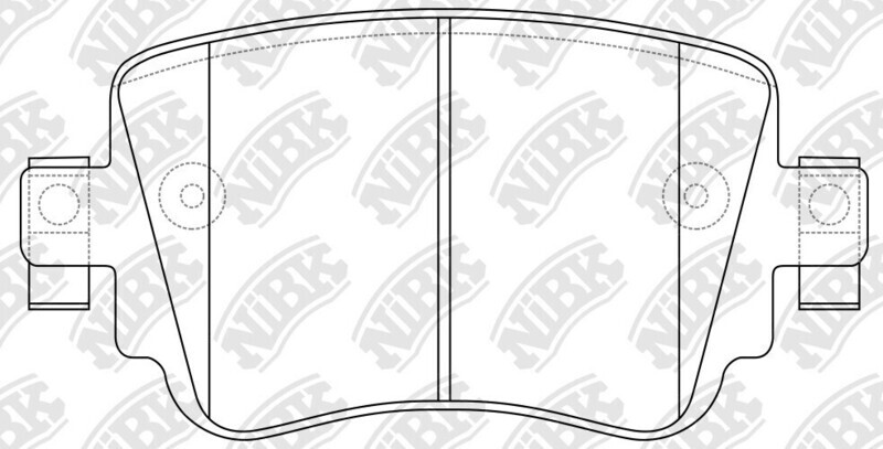 D1779 ZONGHENG  BRAKE PADS REAR