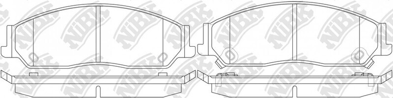 D1726 POWERLOTOS  BRAKE PADS FRONT
