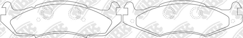 D203 WAGNER  BRAKE PADS FRONT