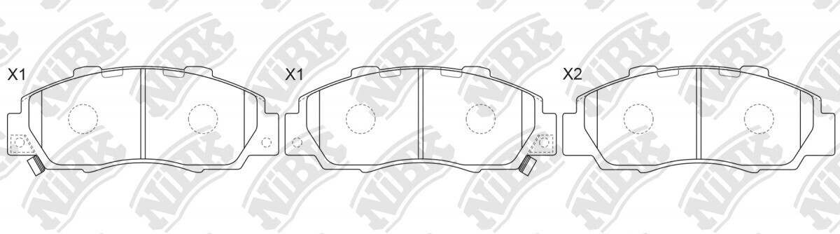 D503 TIPPO  BRAKE PADS FRONT