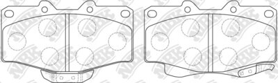 D436 DURALAST  BRAKE PADS FRONT