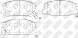 D527 FEDERATED  BRAKE PADS FRONT