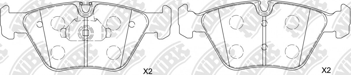 D725 SFEC  BRAKE PADS FRONT