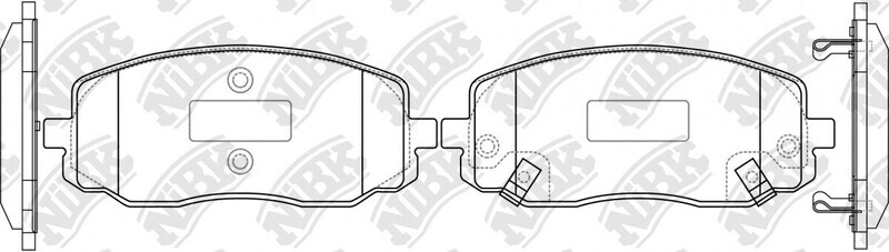 DK8117M SUPER GRIP  BRAKE PADS FRONT