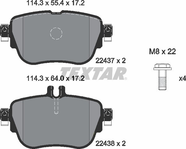 0004206000  FRAS-ME  BRAKE PADS REAR