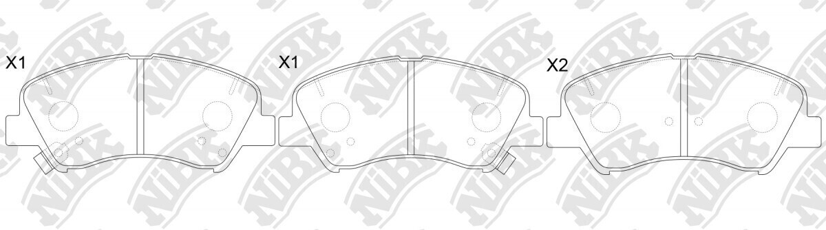 SP1400 SUPER GRIP BRAKE PADS FRONT