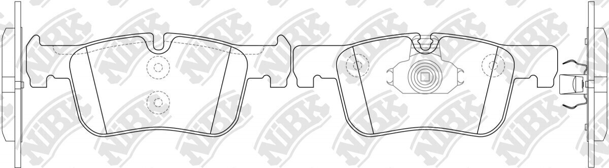D1817 CARDIFF  BRAKE PADS FRONT