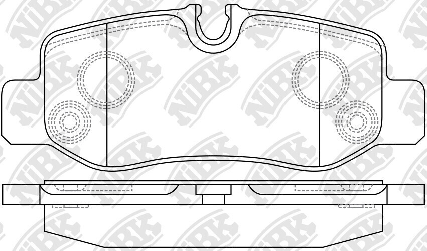D1893 GEK  BRAKE PADS REAR
