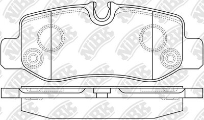 D1893 GEK  BRAKE PADS REAR