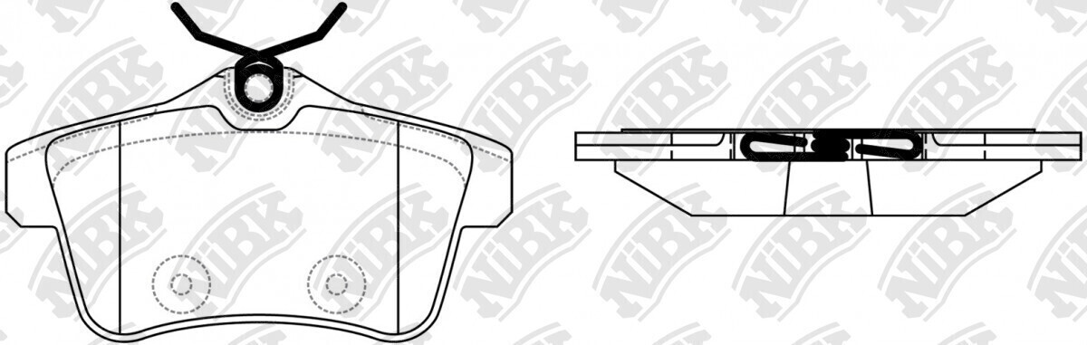 D1831 HUARUIFENG  BRAKE PADS REAR