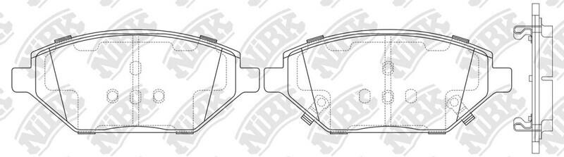 D1864 FYBREX  BRAKE PADS FRONT