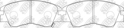 D349 MAGNUM PRO  BRAKE PADS FRONT