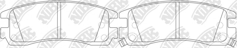 D698 PREMIUM BRAKES  BRAKE PADS REAR