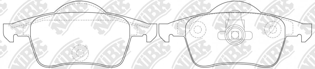 D795 ANT  BRAKE PADS REAR