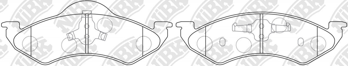 D820 Brake Rite  BRAKE PADS FRONT