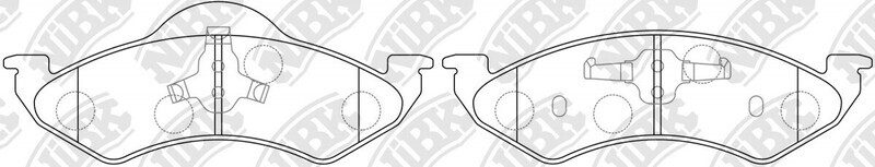 D820 Brake Rite  BRAKE PADS FRONT