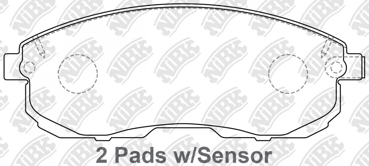 D815 BENDIX BRAKE PADS FRONT
