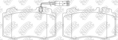 D847 MANUEUROP BRAKE PADS FRONT