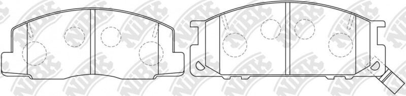 D355 VELOCITY  BRAKE PADS FRONT