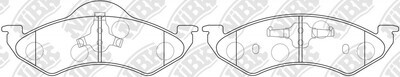 D820 HI-PAD  BRAKE PADS FRONT