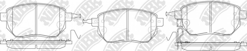 D969 ANNAT BRAKE PADS FRONT
